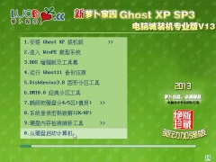 ܲ԰ GHOST XP SP3 ȶװV2013ͼ