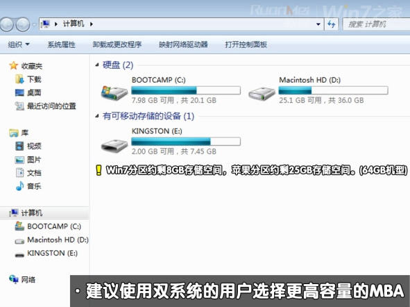 ͼƻMacbook AirϰװWin7