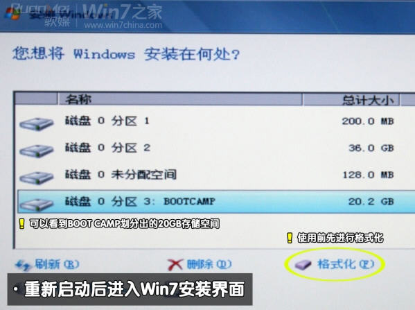 ͼƻMacbook AirϰװWin7